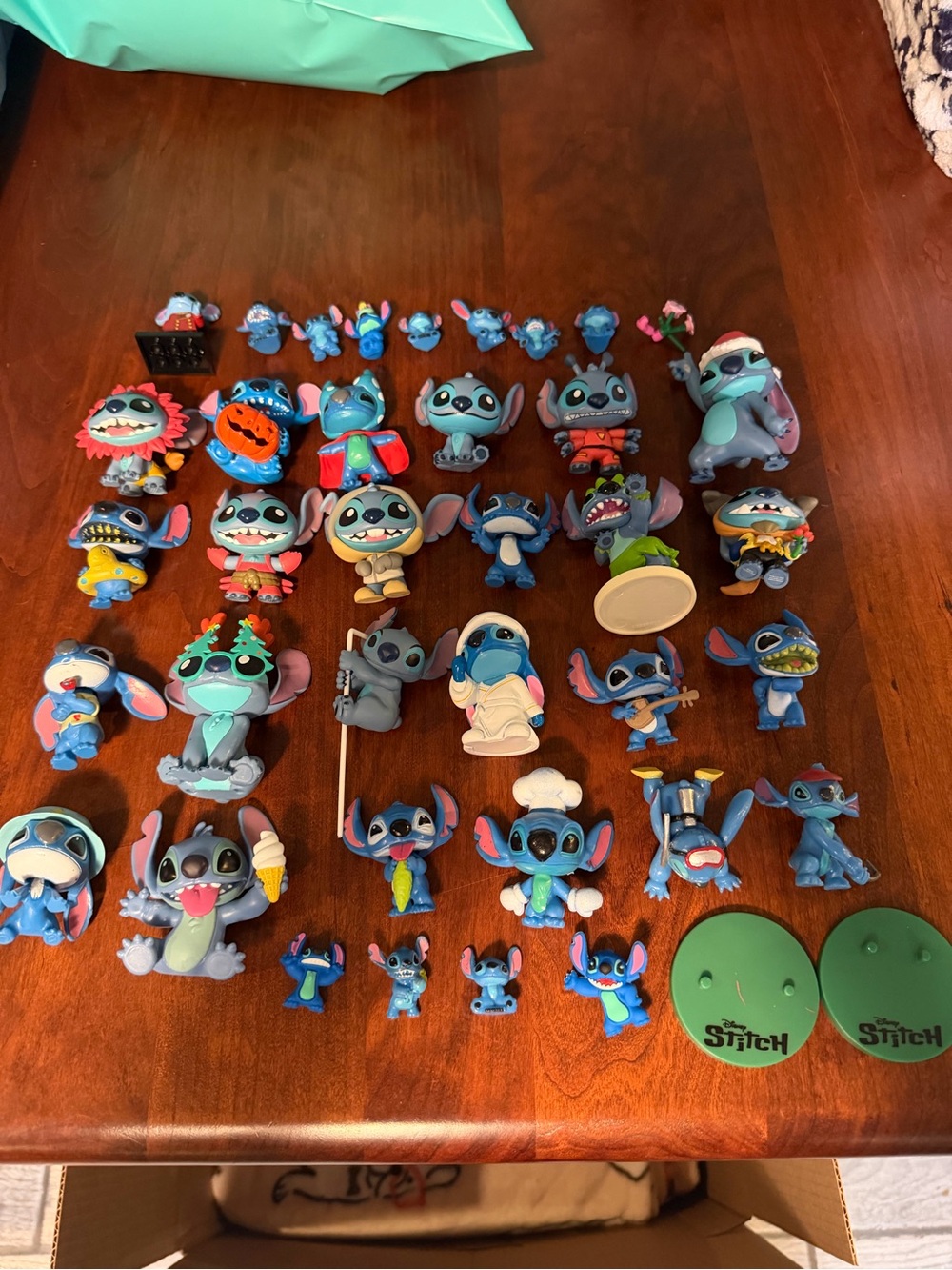 36 Disney Blue Stitch Figure Collection - Assorted Blue Characters NWOT